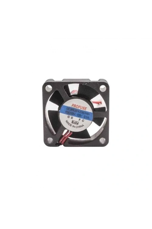 30x30x10mm 12V 0.10A Fan 2 Kablolu