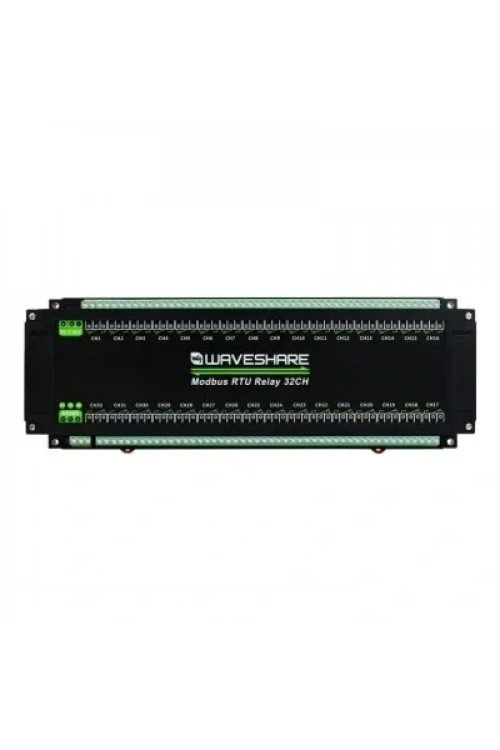32 Kanallı Modbus RTU Ethernet Röle Modülü - RS485 Arayüzü