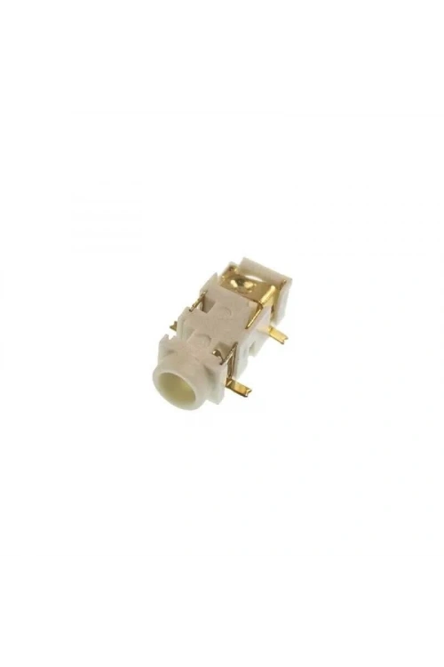 3.5mm Stereo SMD Jack Dişi - Beyaz