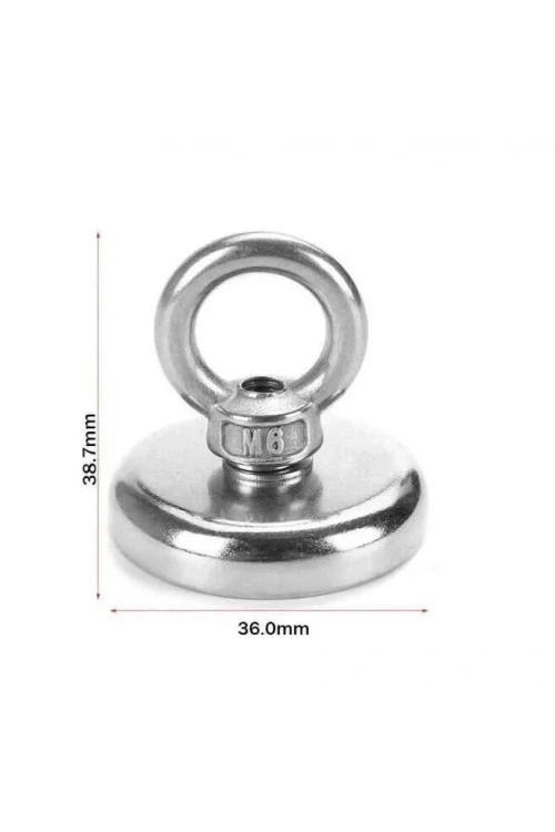 36mm Fishing Magnet - Neodyum Pot Mıknatıs