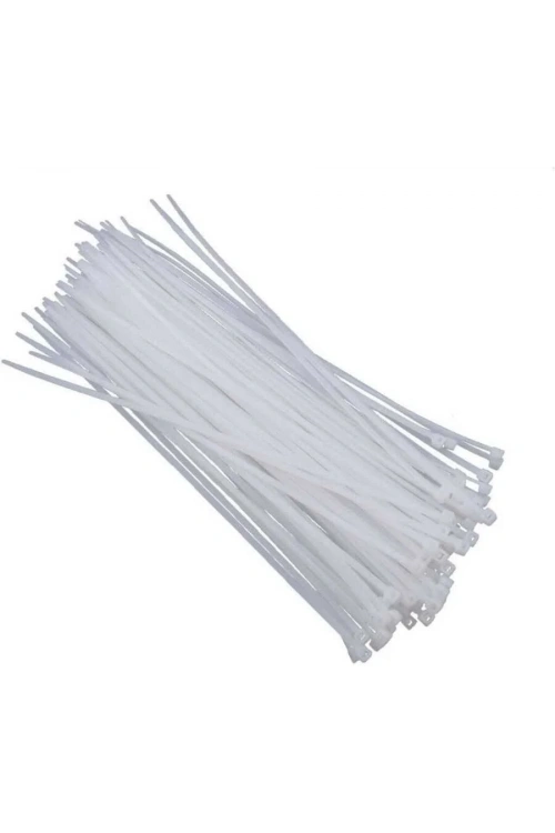 3.6mmx200mm Kablo Bağı Beyaz - 100 Adet