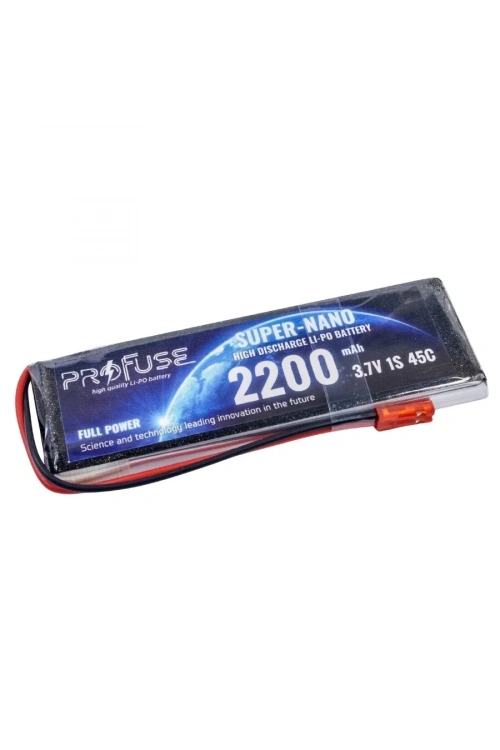 3.7V 1S 2200mAh 45C Lipo Batarya