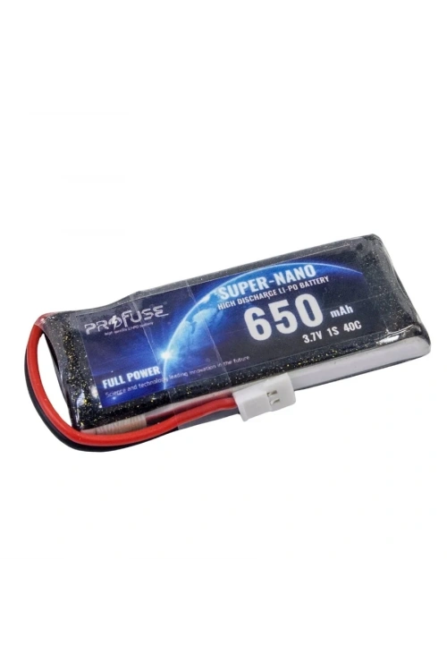 3.7V 1S 650mAh 40C Lipo Batarya