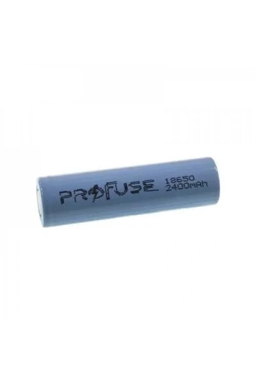 3.7V 2400mAh 18650 Li-ion Şarjlı Pil - Başsız