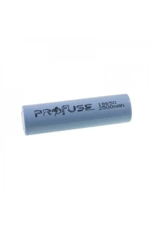 3.7V 2500mAh 18650 Li-ion Şarjlı Pil - Başsız