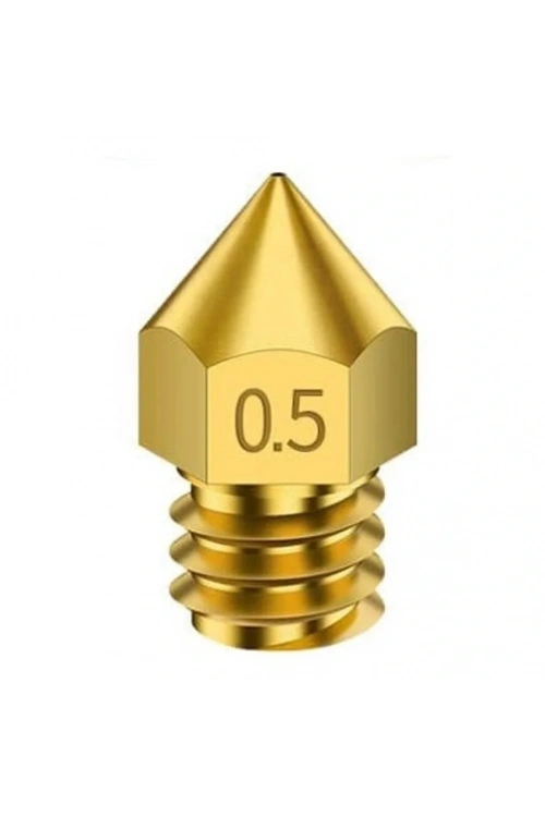 3D Yazıcı-Printer MK8 0.5mm Pirinç Nozzle