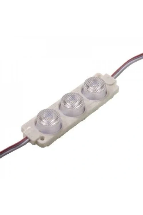 3W Mercekli Modül 3lü Led - Beyaz 12V