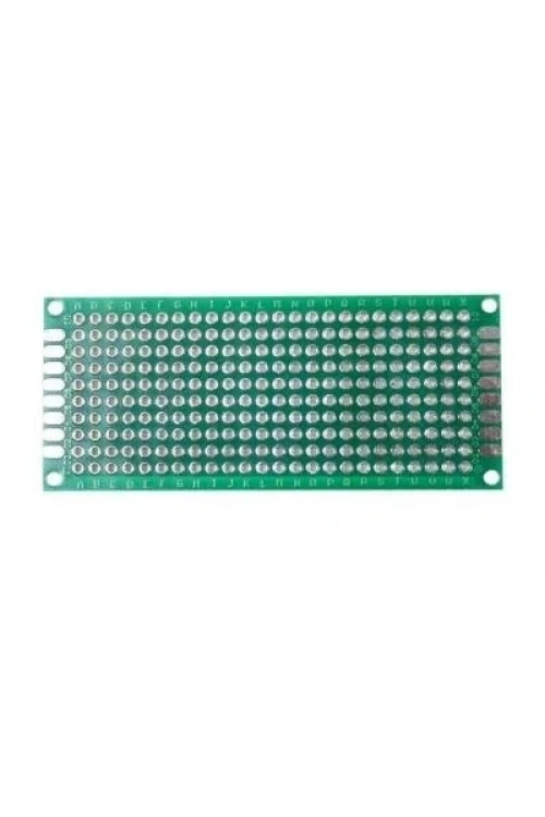 3x7cm Epoxy Çift Taraflı Delikli Plaket