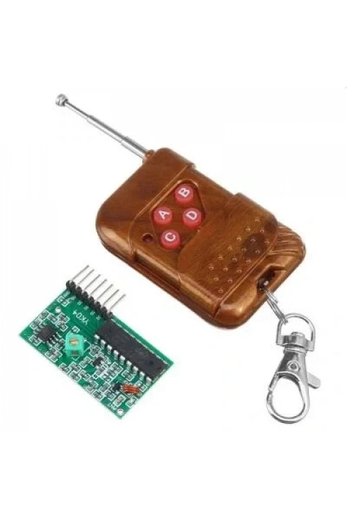 4 Kanallı Uzaktan Kumandalı RF Modülü Alıcı Verici