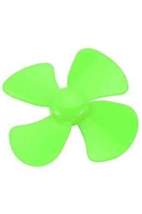 4 Kanatlı Plastik Pervane Ø56mm - Yeşil