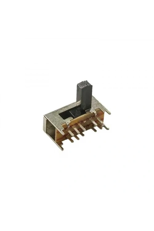 4 Konumlu 10-Pin Sürgülü Switch - 90 Derece