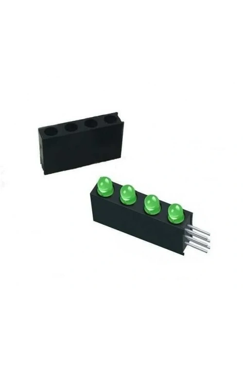 4lü Led Yuvası - 90 Derece