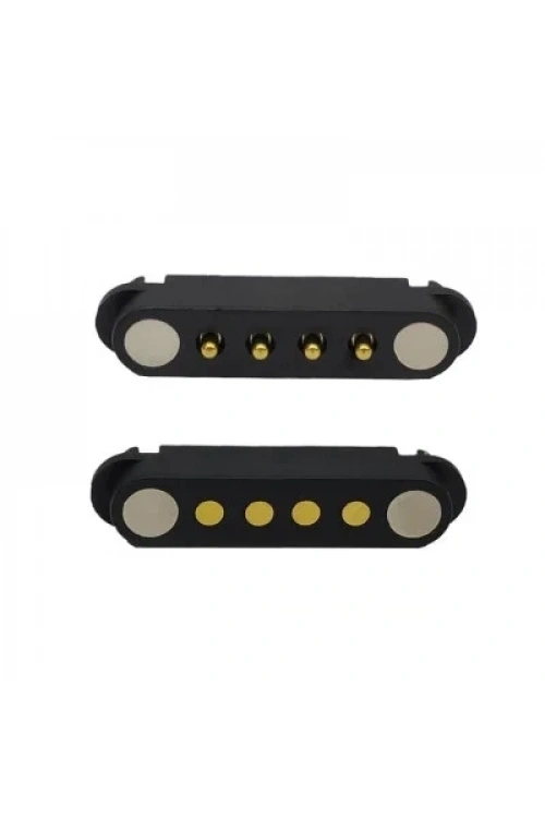 4-Pin 2.54mm Pogo Pin Manyetik Konnektör Takımı