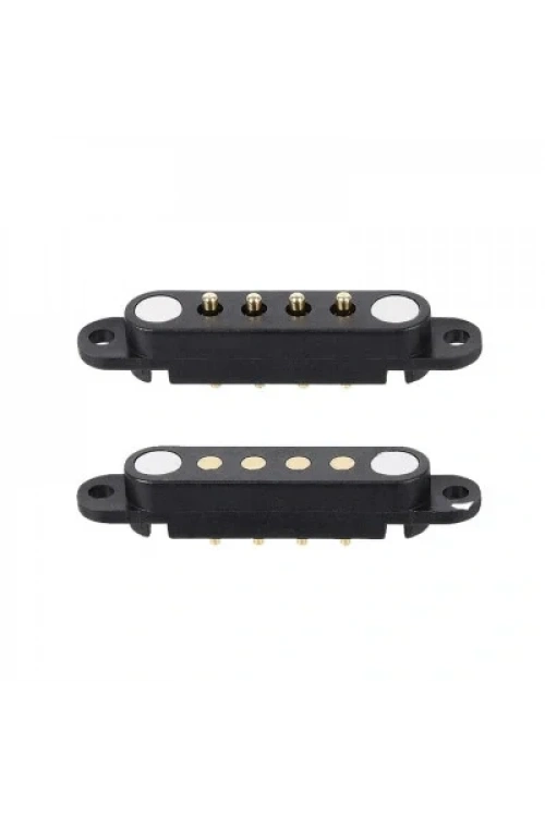 4-Pin 2.54mm Pogo Pin Manyetik Konnektör Takımı - Kulaklı