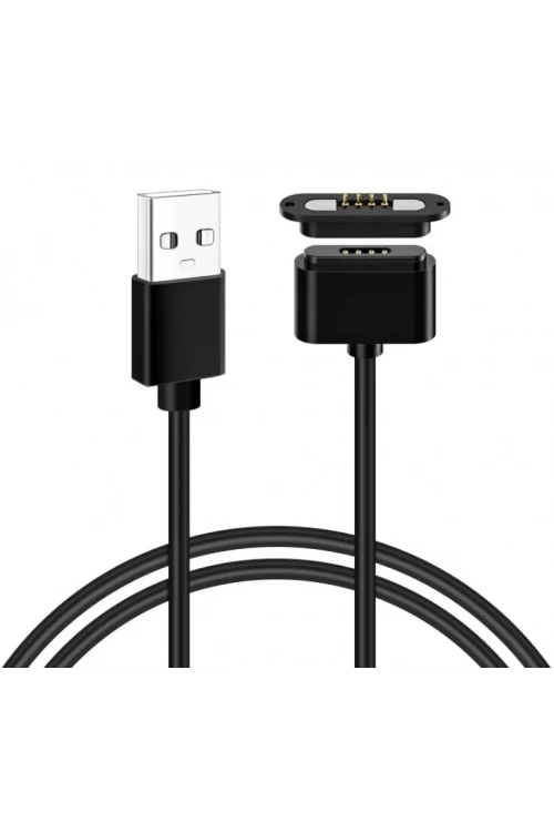 4-Pin 2mm Kablolu Pogo Pin Manyetik Konnektör Takımı - USB Soketli