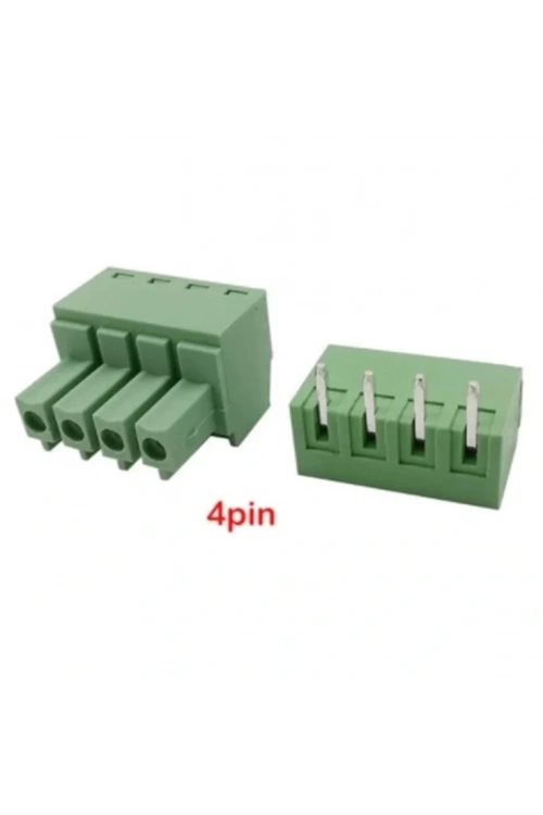 4 Pin 3.81mm Geçmeli 180C Takım Klemens