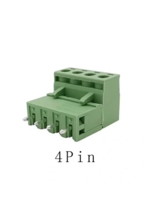 4 Pin 5.08mm Geçmeli 180C Takım Klemens