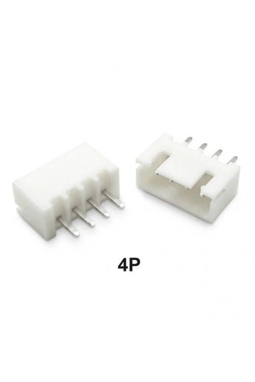 4 Pin JST-XHB 2.54 Düz Tunik Konnektör Erkek