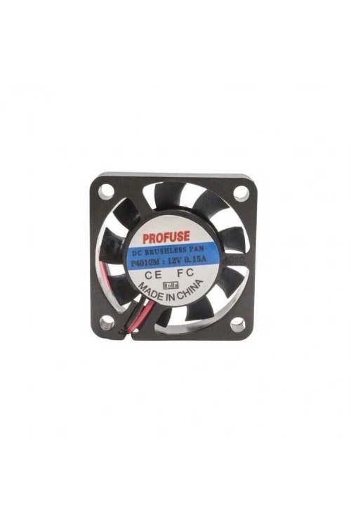 40x40x10mm 12V 0.15A Fan 2 Kablolu