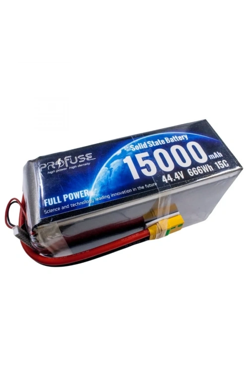 44,4V 12S 15000mAh 15C Solid State Lipo Batarya