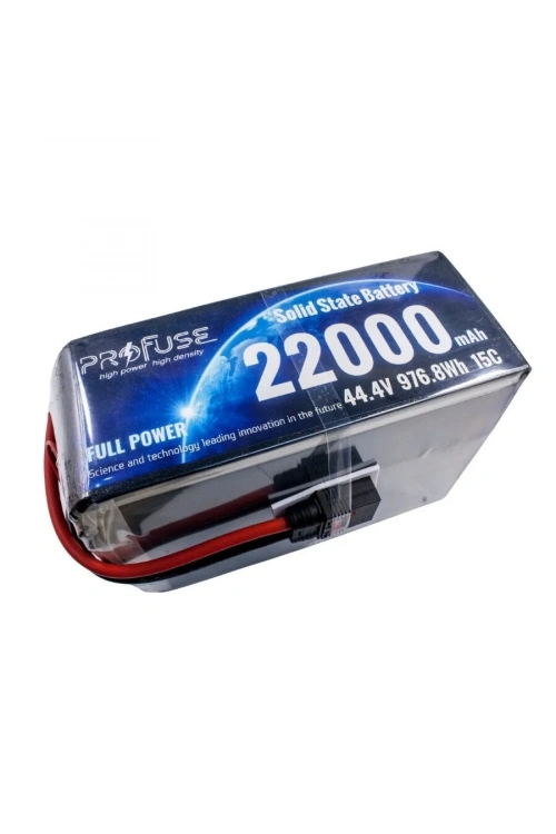 44.4V 12S 22000mAh 15C Solid State Lipo Batarya