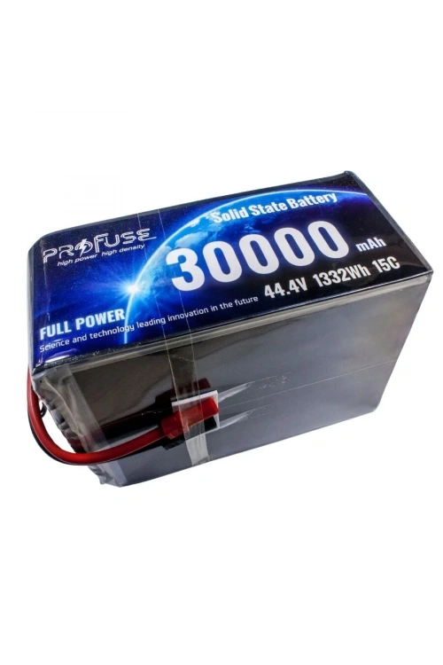 44.4V 12S 30000mAh 15C Solid State Lipo Batarya