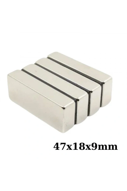 47x18X9mm Neodyum Güçlü Mıknatıs - Neodim Magnet