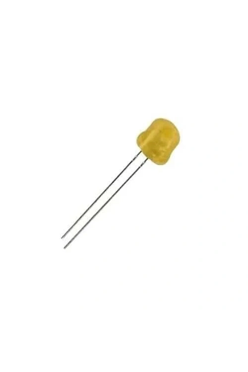 4.8mm Sarı Mantar Led Paketi - 10 Adet