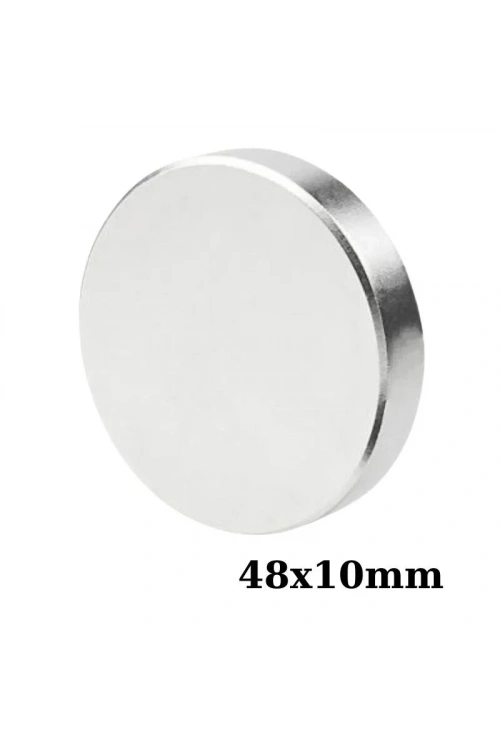 48x10mm Neodyum Güçlü Mıknatıs - Neodim Magnet