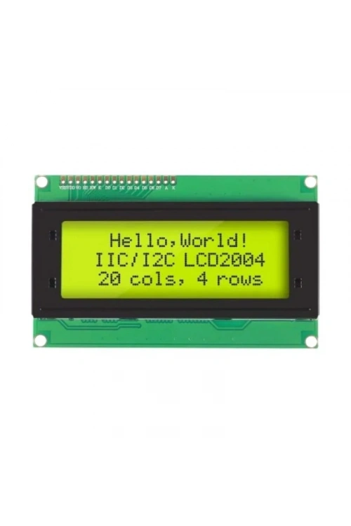 4X20 LCD Ekran Yeşil