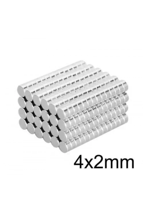 4X2mm Neodyum Güçlü Mıknatıs - Neodim Magnet