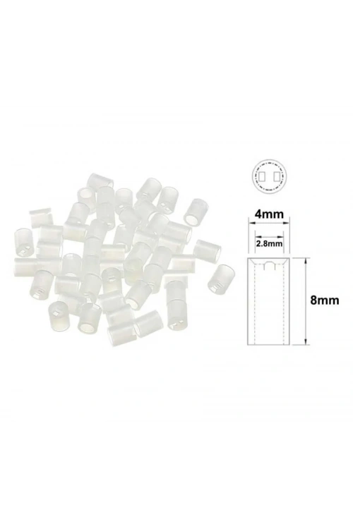 4x8mm Led Distans (Standoff) - Beyaz