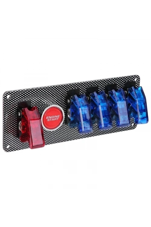 5li ON-OFF Toggle Switch Panel - Motor Start Butonlu
