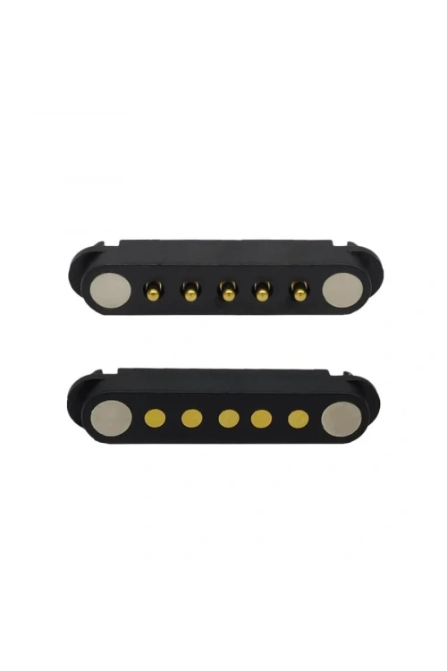 5-Pin 2.54mm Pogo Pin Manyetik Konnektör Takımı