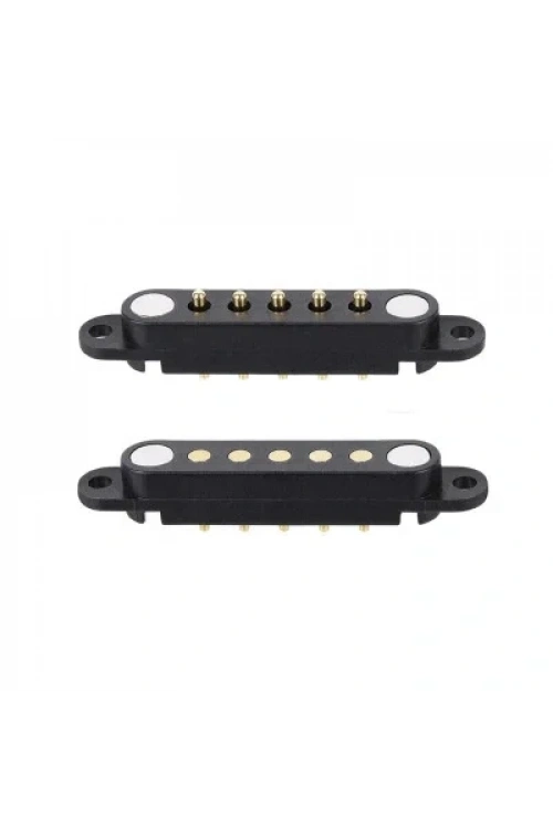 5-Pin 2.54mm Pogo Pin Manyetik Konnektör Takımı - Kulaklı