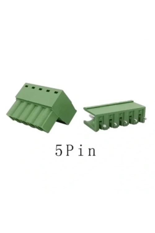 5 Pin 5.08mm Geçmeli 90C Takım Klemens