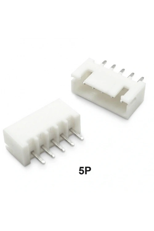 5 Pin JST-XHB 2.54 Düz Tunik Konnektör Erkek
