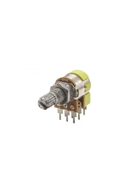 50K Anahtarlı Stereo Potansiyometre 8 Pin