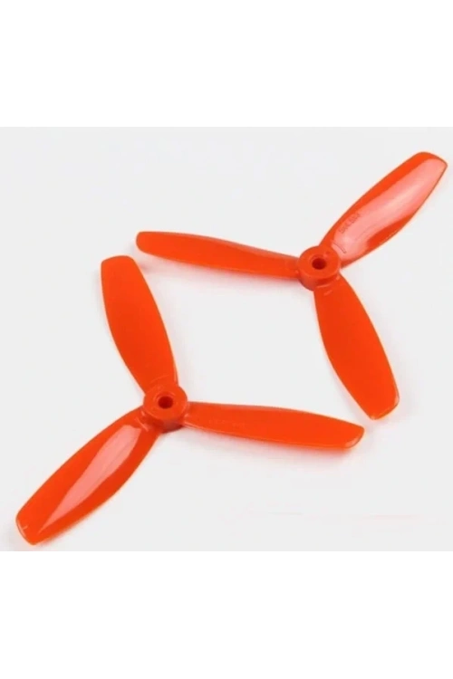 50x4,5mm Kırmızı 3 Bıçaklı Drone Pervanesi Seti