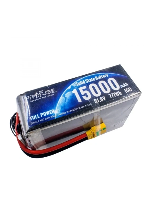 51,8V 14S 15000mAh 15C Solid State Lipo Batarya