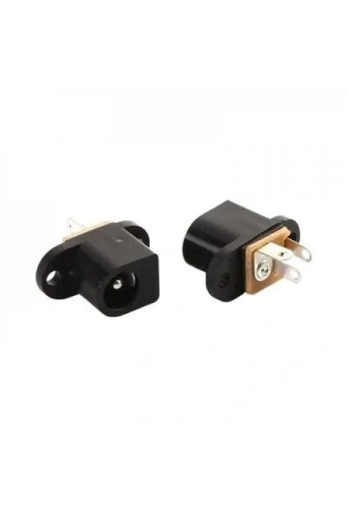5.5x2.5mm DC Jack Şasesi - Jak Girişi