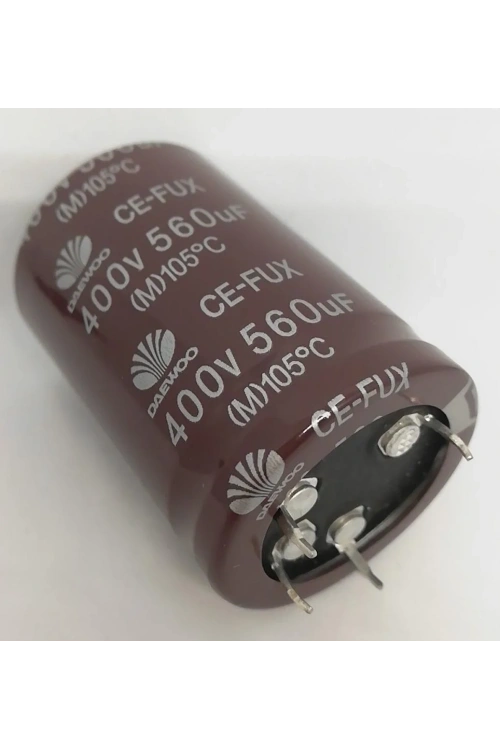 560uF 400V 4 Pin 105°C Elektrolitik Kondansatör 35x50mm