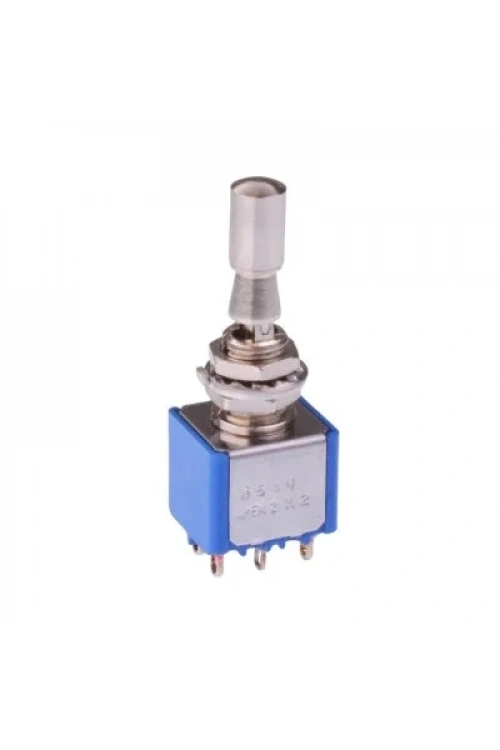 5649 ON-OFF-ON 3-Konumlu 3-Pin Toggle Switch - Emniyet Kilitli