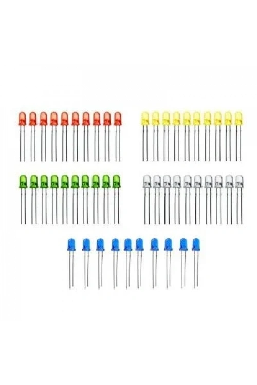 5mm Led Seti - 50 Adet