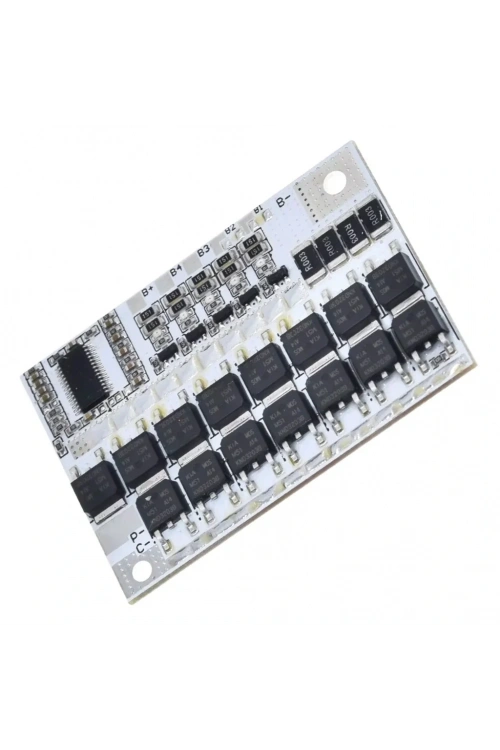 5S 100A LiFePO4 Balanslı BMS Beyaz PCB