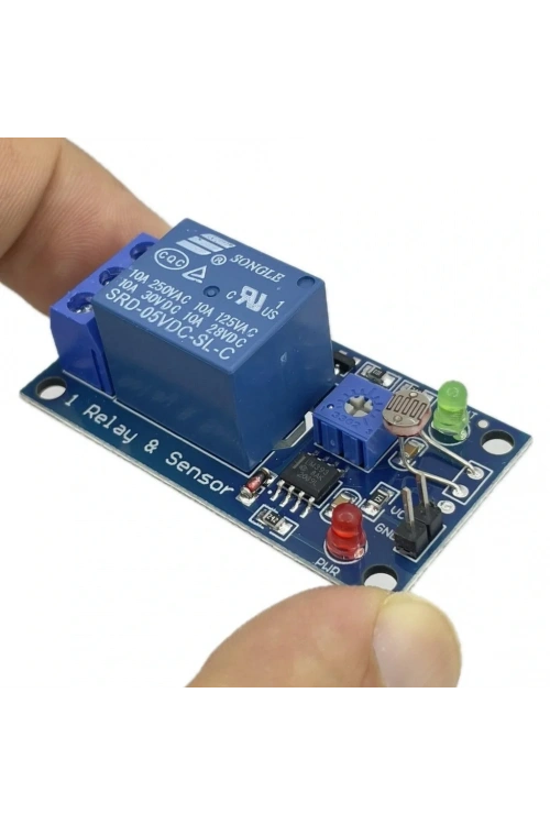 5V Tek Kanal LDR Işık Kontrollü Röle Modülü