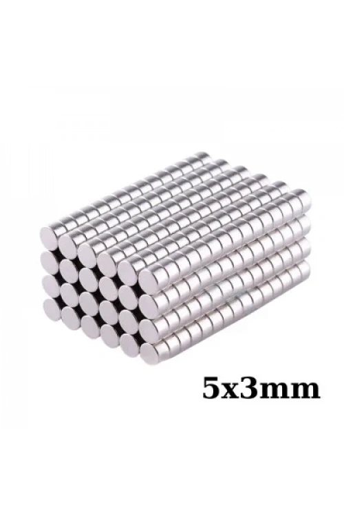 5x3mm Neodyum Güçlü Mıknatıs - Neodim Magnet