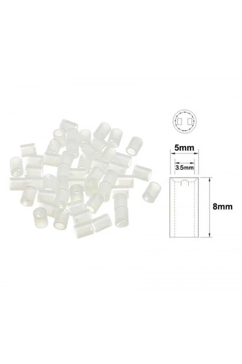 5x8mm Led Distans (Standoff) - Beyaz