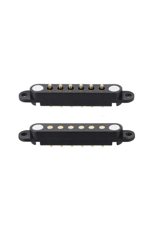6-Pin 2.54mm Pogo Pin Manyetik Konnektör Takımı - Kulaklı