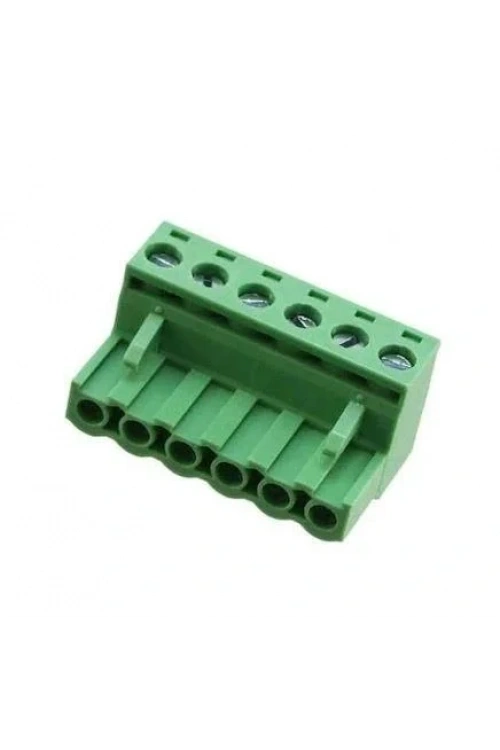 6 Pin 5.08mm Dişi Geçmeli Yeşil Klemens